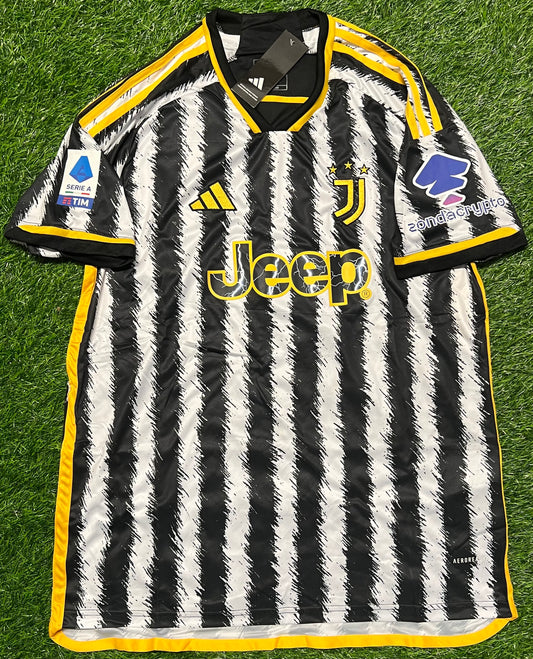 23/24 Juventus Home Jersey w/ Serie A Badges | Size: L