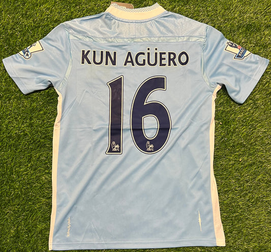 AGUERO #16 Manchester City 2012 ✦ Retro Jersey